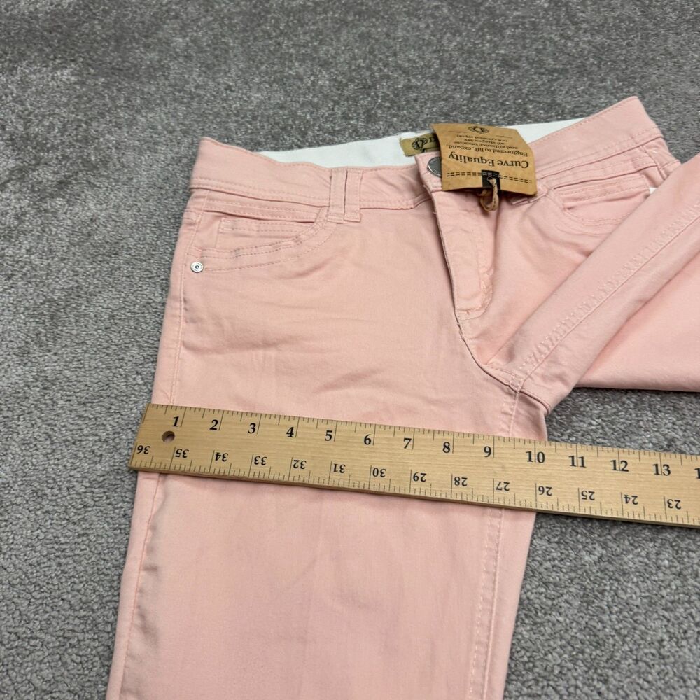 Democracy Ab Technology Freedom Ankle Denim Jeans Womens 8 Pink Stretch NWT - Picture 14 of 16